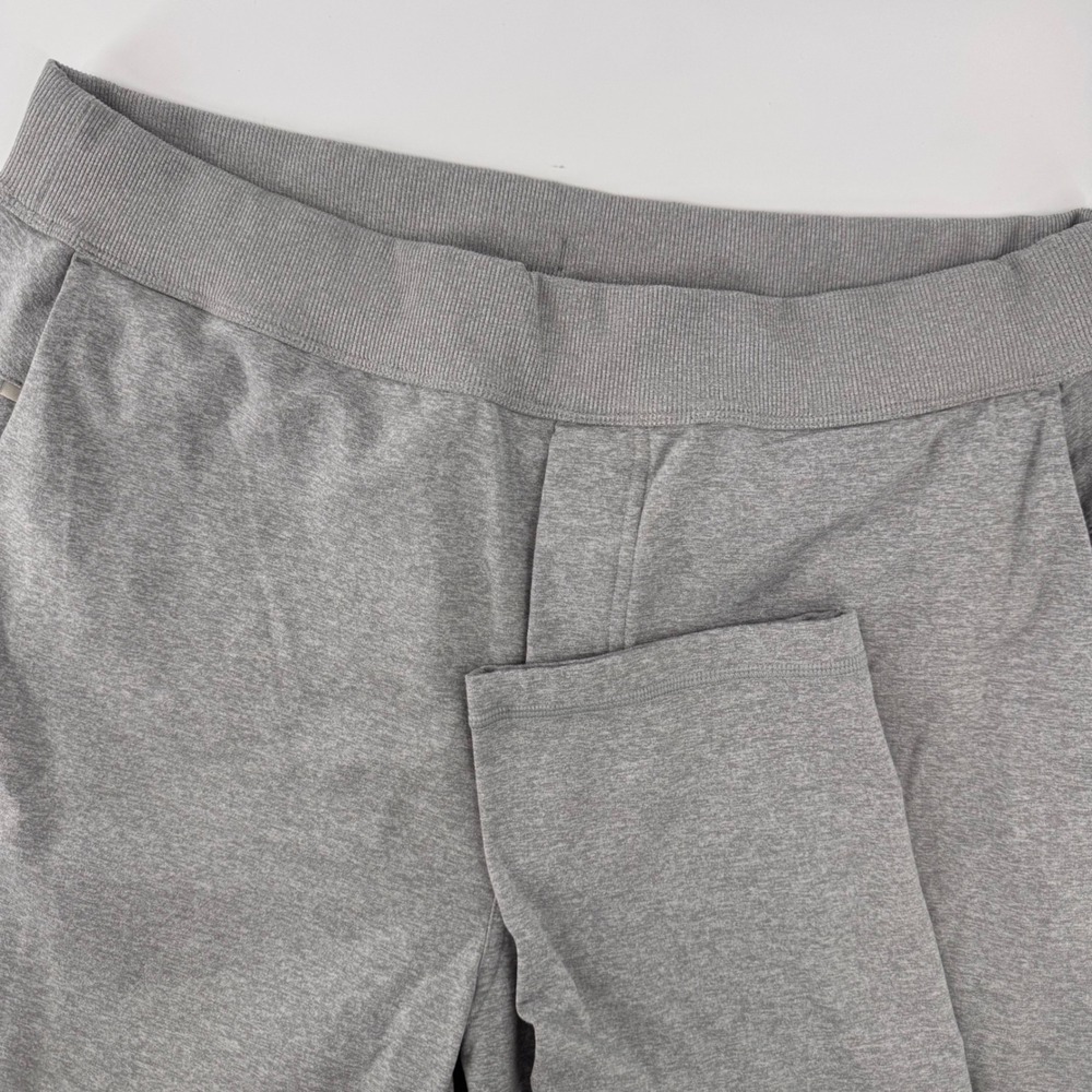 Vuori Coronado Performance Pants Mens Large Heather Grey Tapered Stretch V435